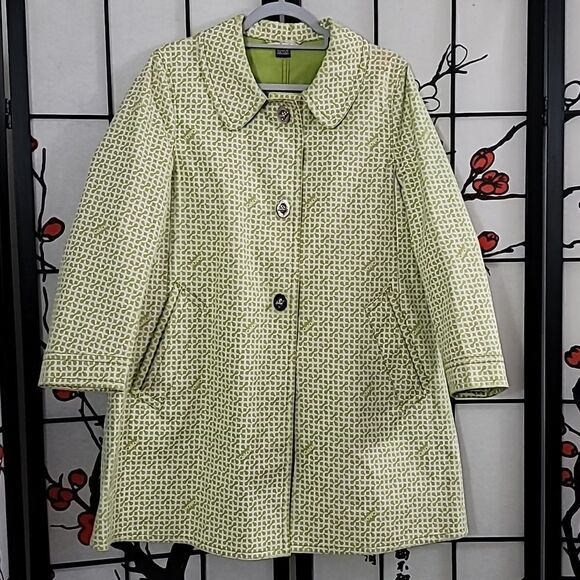 Coach 90's Turnlock Button Rain Coat - Picture 1 of 14